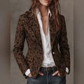 Loretta | Blazer Jacquard in Cashmere Aderente